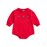 New Baby Printed Christmas Hat Cartoon Jumpsuit - Cindi Book