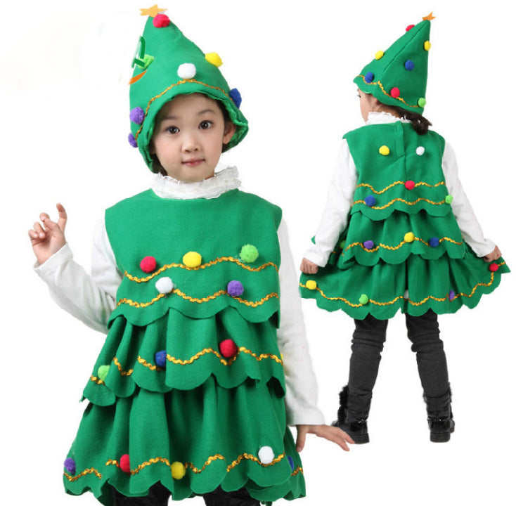 Children's Christmas Tree Performance Dance Costumes - Cindi Book