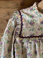 Kids' Purple Floral Romper Baby Girl Dress - Cindi Book