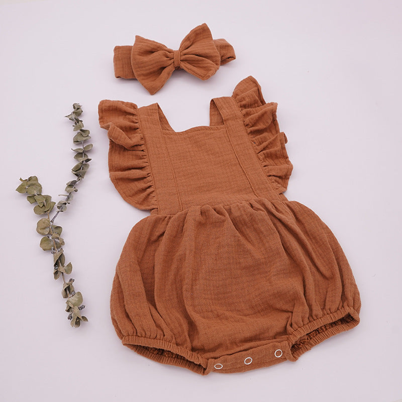 New Baby And Infants Romper Romper Shooting Birthday Dress Children Onesie - Cindi Book