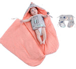 Newborn Baby Blanket Warm Fleece Stroller Cover Quilt - Cindi Book