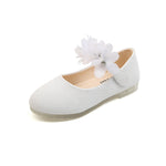 Solid Color Girl Rhinestone String Flower Small Single-layer Shoes Dancing Shoes - Cindi Book