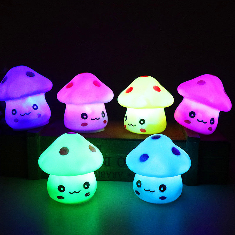 Color-changing LED mushroom night light - Cindi Book
