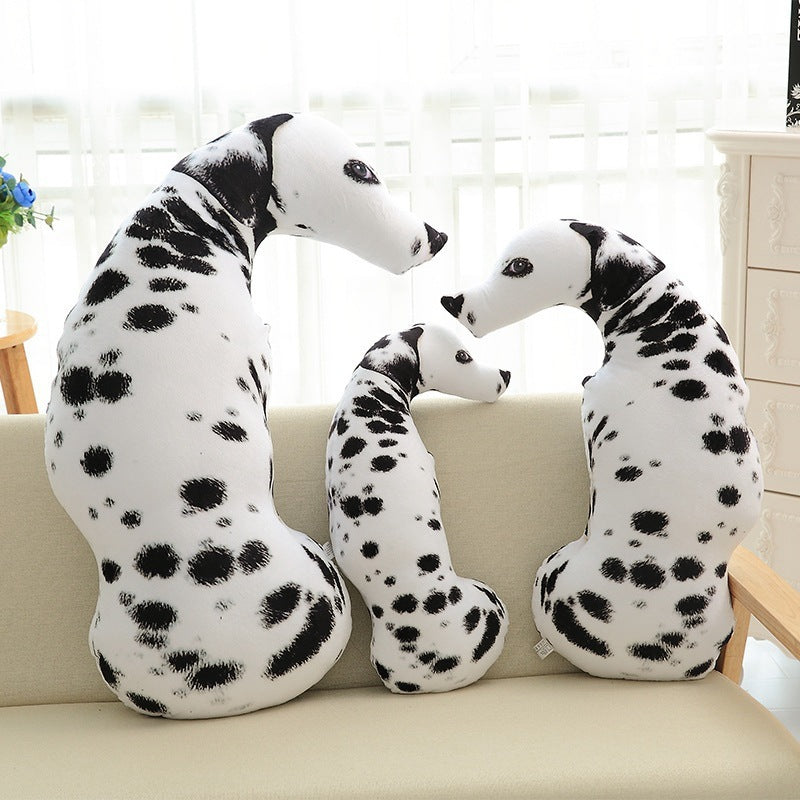 Funny 3D Dog Print Throw Pillow Creative Cushion Cute Plush Doll Gift Home Decor - Cindi Book