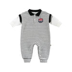 Baby Onesies Striped Male Baby Newborn Clothes Baby Autumn Clothes - Cindi Book