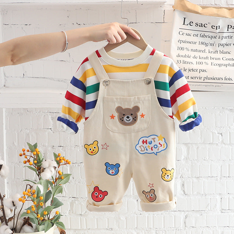 Boys' Top Overalls Suit - Cindi Book