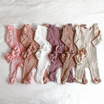 Long-sleeved Knitted Stretch Cotton Suit For Girls - Cindi Book
