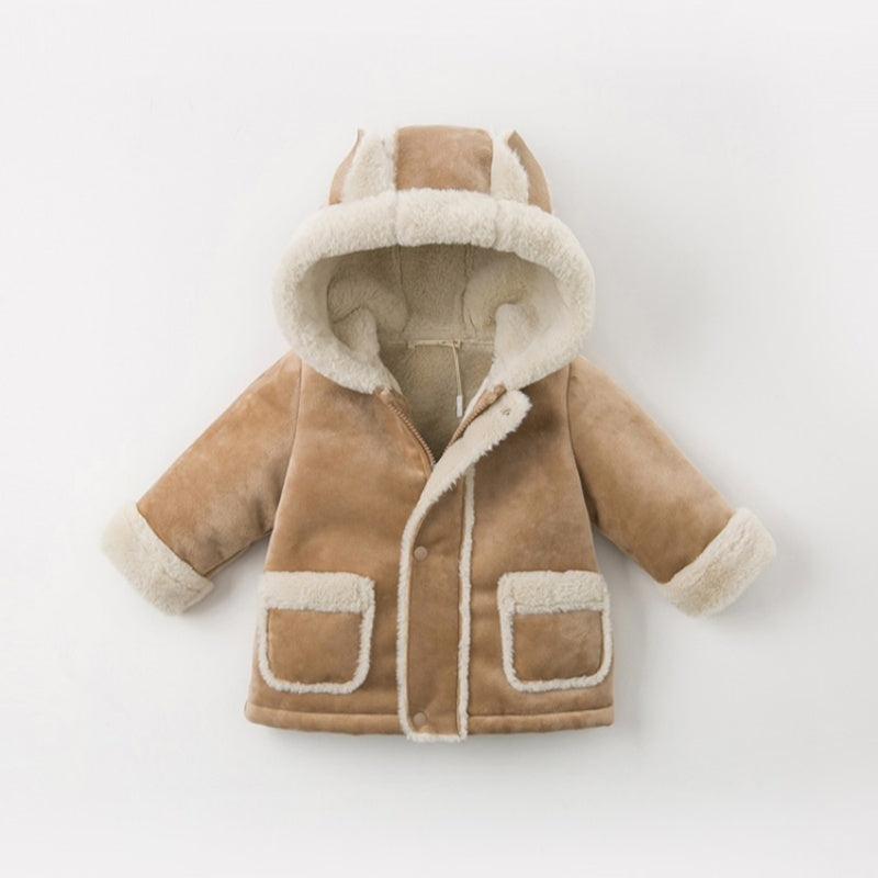 Thicken Coat Baby Warm Casual Cotton Jacket - Cindi Book