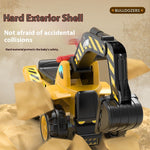 Oversized Portable Riding Hook Machine Electric Excavator Car Girl And Boy Children Excavator Toy Engineering Vehicle - Cindi Book