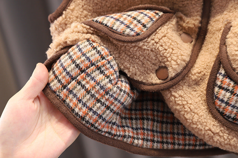 Children's Outfit Foreign Baby Plus Velvet
