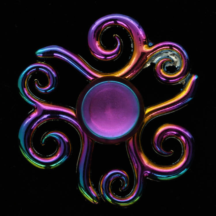 Zinc Alloy Electroplating Colorful Fingertip Top - Cindi Book