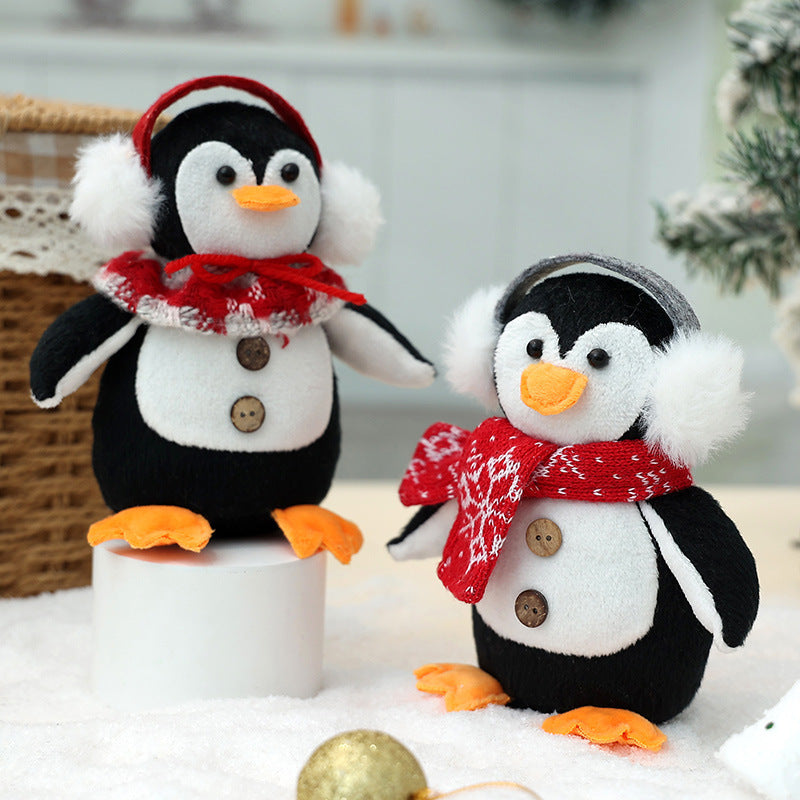 New Christmas Decorations Penguin Little Doll - Cindi Book