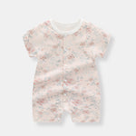 Baby Thin Clothes Short Sleeve Baby Jumpsuits - Cindi Book