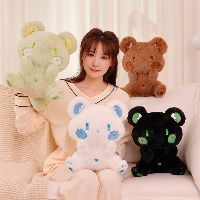 Cartoon Cute Bear Doll Plush Toy - Cindi Book