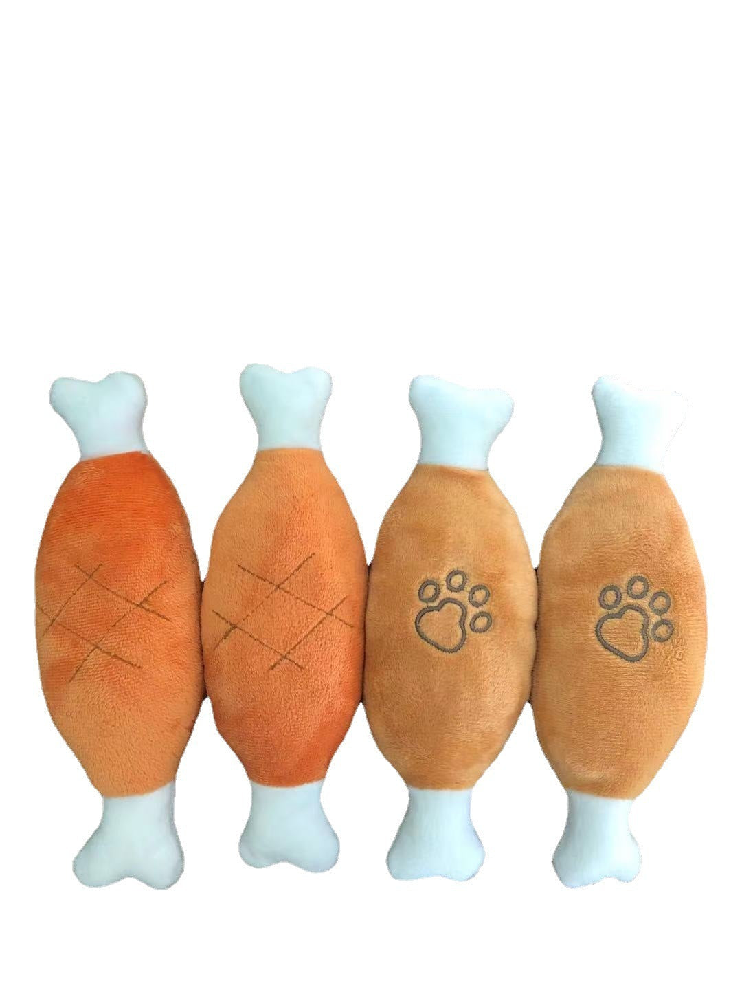 Bite-resistant Teeth Grinding Puzzle Double-headed Chicken Leg Pet Doll - Cindi Book