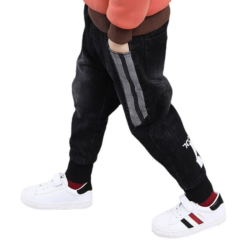 Boys' Denim Trousers Trousers Children's Clothing - Cindi Book