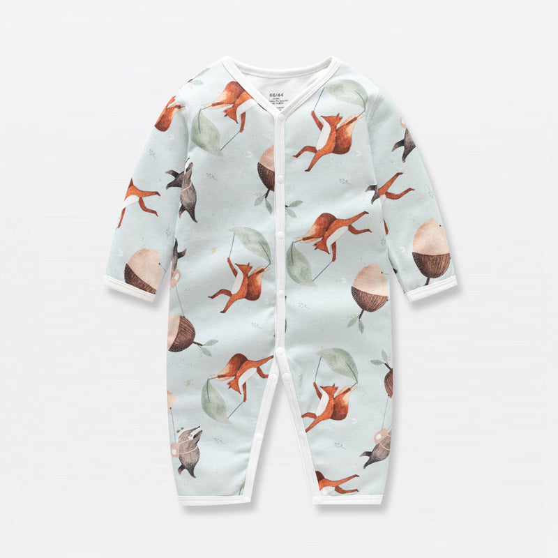 Spring And Autumn Baby Rompers Baby Bodysuit Baby Clothes - Cindi Book