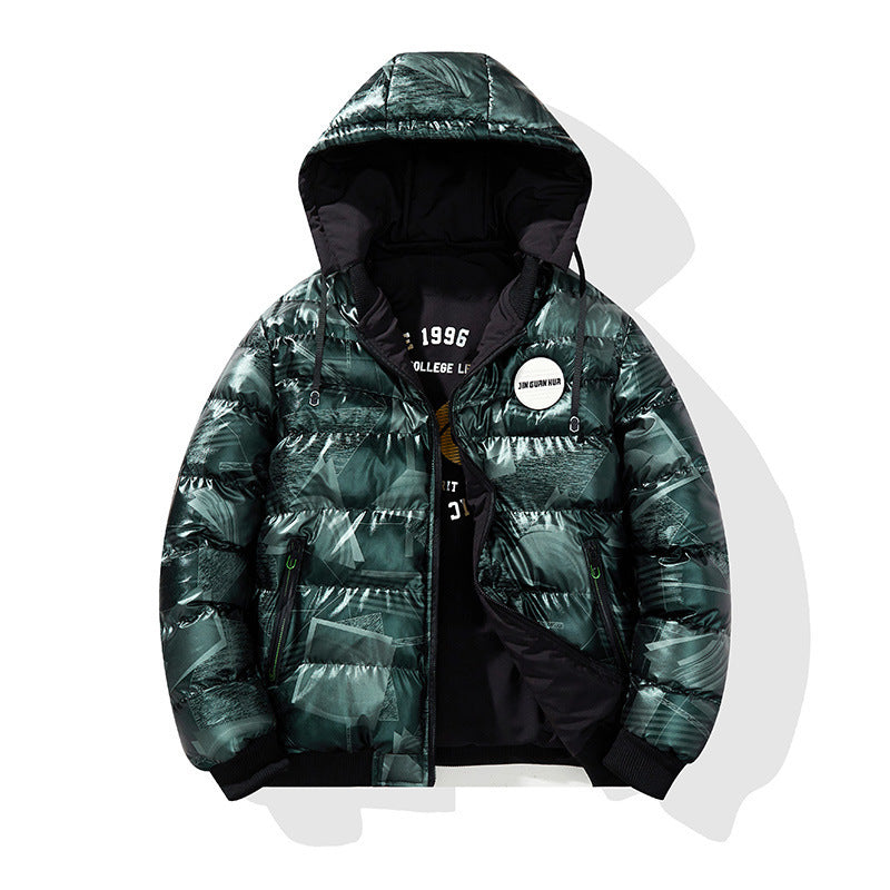 Thickened Hooded Cotton-padded Jacket Men's Plus Size Cotton Clothes Men's Coat - Cindi Book