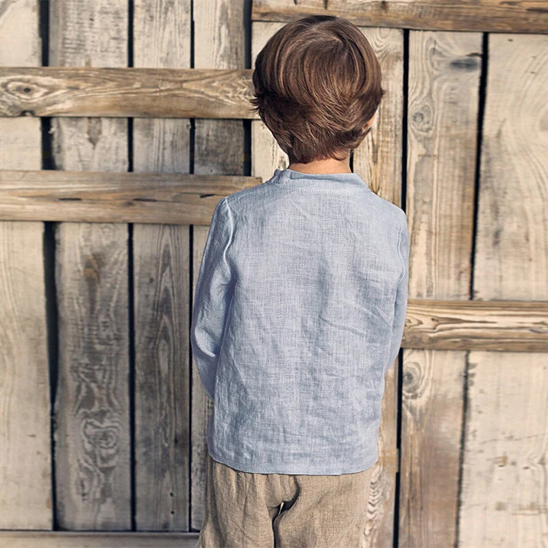 Simple All-match Casual Style Baby Long Sleeve Top - Cindi Book