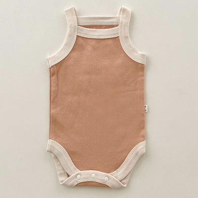 Newborn Cotton Sleeveless Jumpsuit Vest Garments - Cindi Book