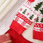 Fashion Boys Teenagers Christmas Printing Suit - Cindi Book