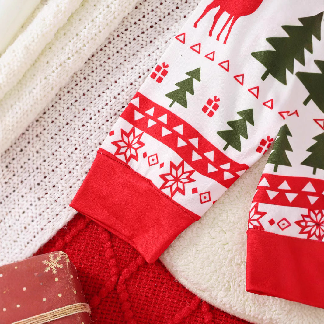 Fashion Boys Teenagers Christmas Printing Suit - Cindi Book