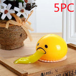 Puking Ball Brother Egg Yolk Pinch Vomit Spoof And Play Tricky Toys - Cindi Book