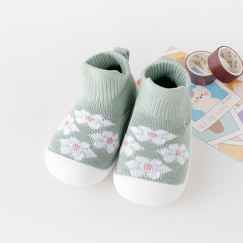 Baby Soft Bottom Non-slip Knit Breathable Toddler Shoes - Cindi Book