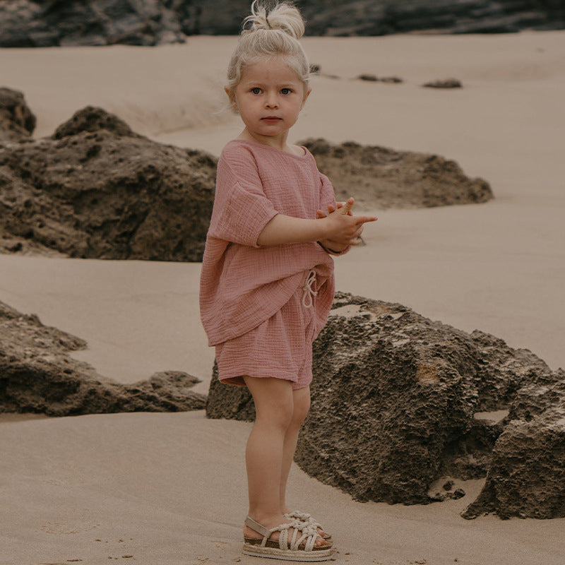 Fashion Children's And Girls' Top Short Sleeve - Cindi Book