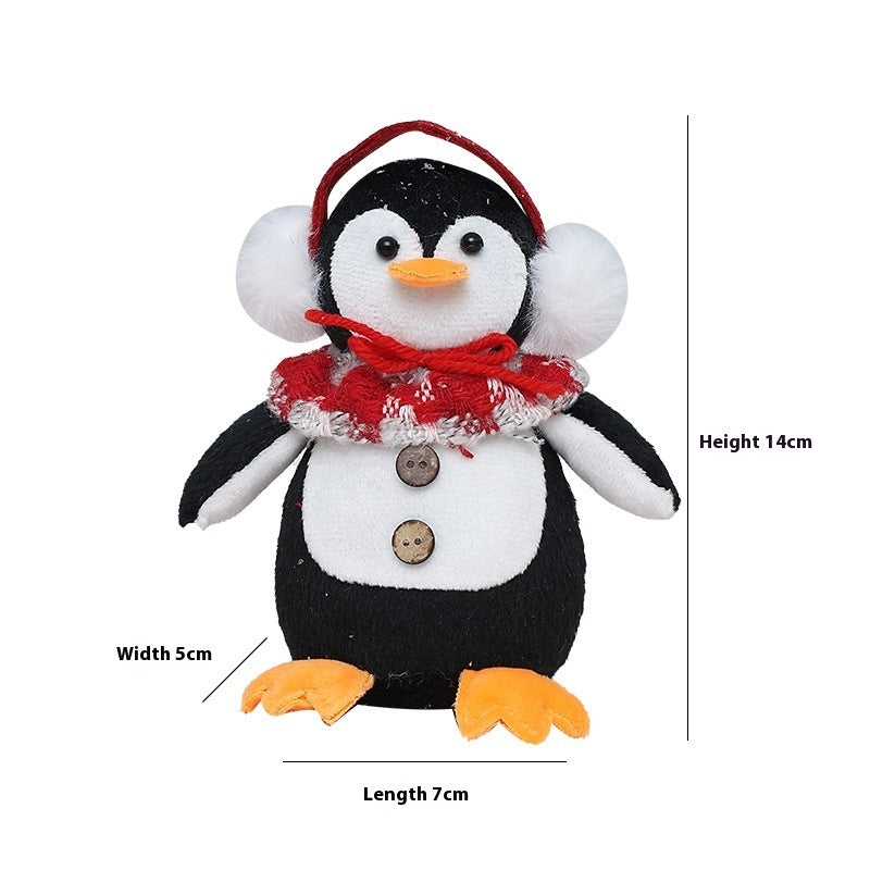 New Christmas Decorations Penguin Little Doll - Cindi Book
