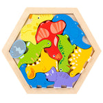 Children's Animal Fruit Creative Three-dimensional Puzzle Puzzle Educational Toys - Cindi Book