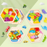 Children's Animal Fruit Creative Three-dimensional Puzzle Puzzle Educational Toys - Cindi Book