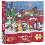 Old World Christmas Furry Frenzy Puzzle - Christmas jigsaw puzzle