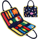 New Busy Book Children's Busy Board Dressing And Buttoning Learning Baby Early Education Preschool Sensory Learning Toy - Cindi Book