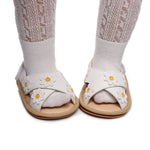 Girls' Sandals With Cross Strap Floral - Cindi Book