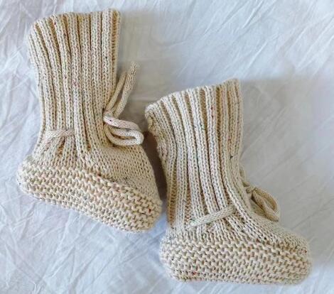 Cotton Newborn Foot Male And Female Baby Knitted Wool Handmade Socks Toddler Socks - Cindi Book