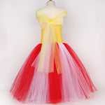 Popcorn Girl's Mesh Princess Pettiskirt Long - Cindi Book