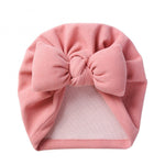 New Style Cashmere Baby Pullover Hat Cotton Filled Bow - Cindi Book