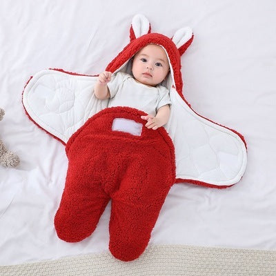 Baby Hold Newborn Thickened Out Wrap Swaddle Sleeping Bag - Cindi Book