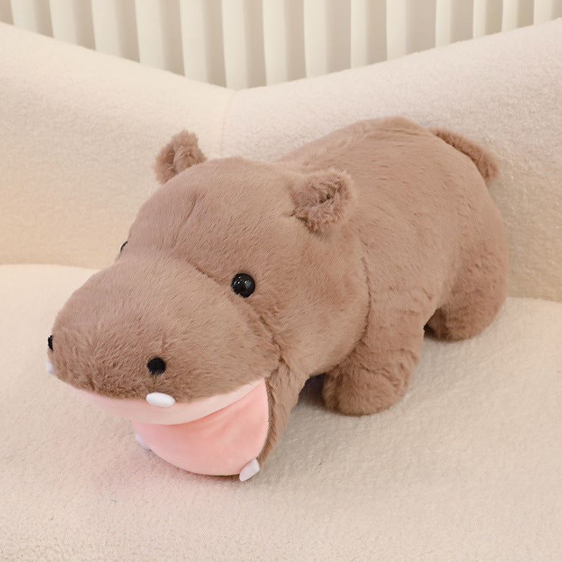 Cute Fat Hippo Plush Doll Doll Pillow Cushion - Cindi Book
