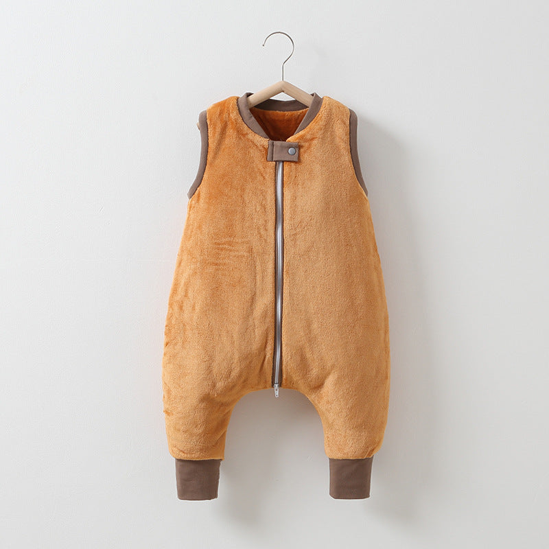Baby Autumn And Winter Flannel Warm Sleeping Bag - Cindi Book