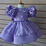 Little Girl Birthday Full-year Evening Dress Piano Performance Costume Girl - Cindi Book