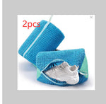 Gray Blue Home Apparatus Wash Shoe Bag Shoes Anti-deformation Laundry Protection Bags - Cindi Book