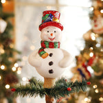 Old World Christmas Frosty Tree Top - hand-blown glass Christmas tree ornament