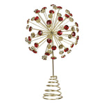 Old World Christmas 12" Red Crystal Burst Tree Topper - Christmas tree topper (view 2)