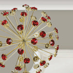 Old World Christmas 12" Red Crystal Burst Tree Topper - Christmas tree topper (view 3)