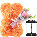 Rose Bear Preserved Fresh Flower Valentine's Day Birthday Gift - Cindi Book