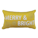 Old World Christmas 20" Merry & Bright Rectangle Pillow - Christmas throw pillow (view 2)