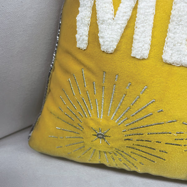 Old World Christmas 20" Merry & Bright Rectangle Pillow - Christmas throw pillow (view 4)