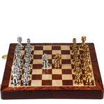 Chess Premium Gift Box Metal Bronze Children's Folding - Cindi Book